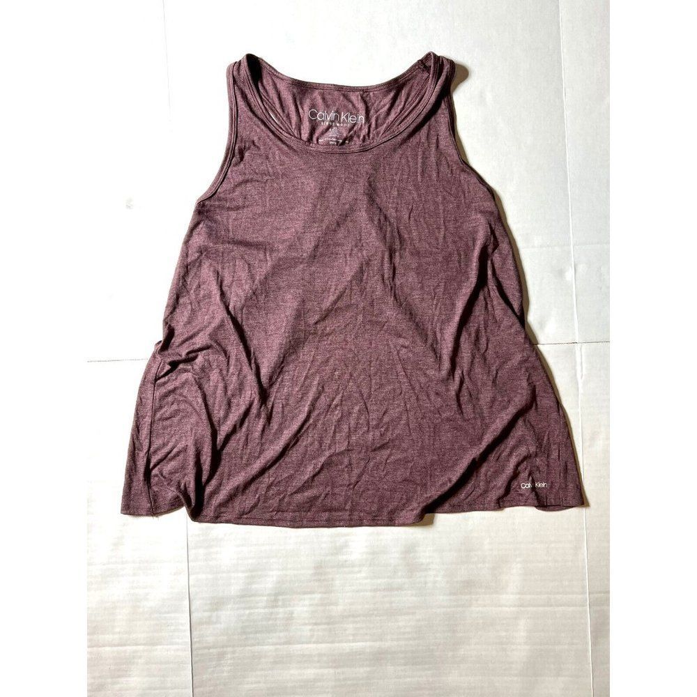 Calvin Klein Sleepwear Burgundy  Flap Back Tank Top Women's Size Large